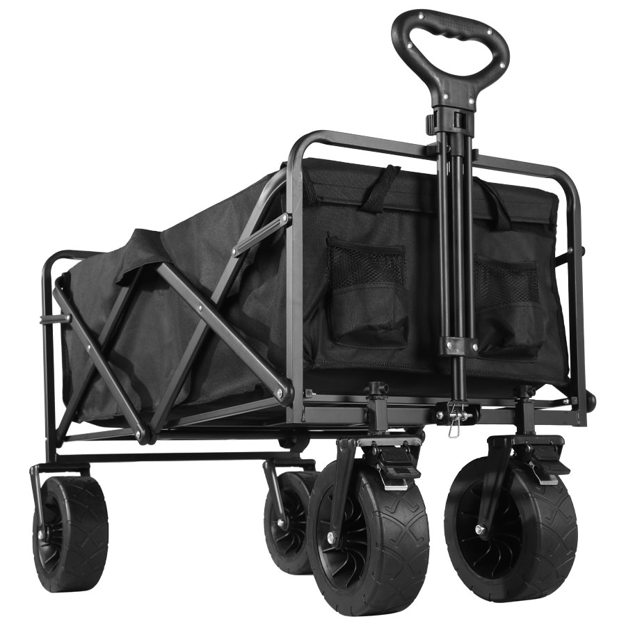 รถเข็นพับได้สำหรับงานหนัก รับน - Outdoor Camping Trolley บทวิจารณ์และราคา