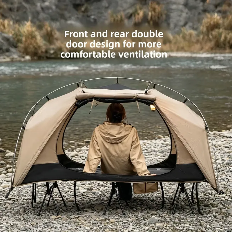 เต็นท์เตียงเดี่ยวสำหรับตั้งแคม - Bed Outdoor Camping บทวิจารณ์และราคา