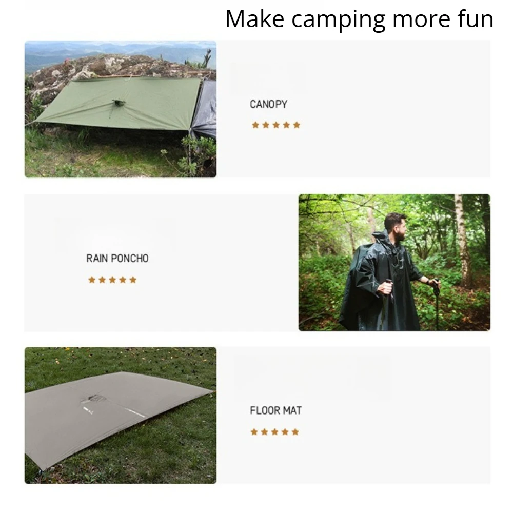 2026 สำหรับการตั้งแคมป์และเดิน - Camping Rain Poncho บทวิจารณ์และราคา