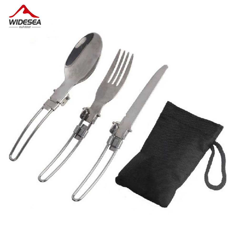 3 ชิ้น 1 เซ็ตแบบพกพากลางแจ้งตั - Outdoor Camping Dining Set บทวิจารณ์และราคา